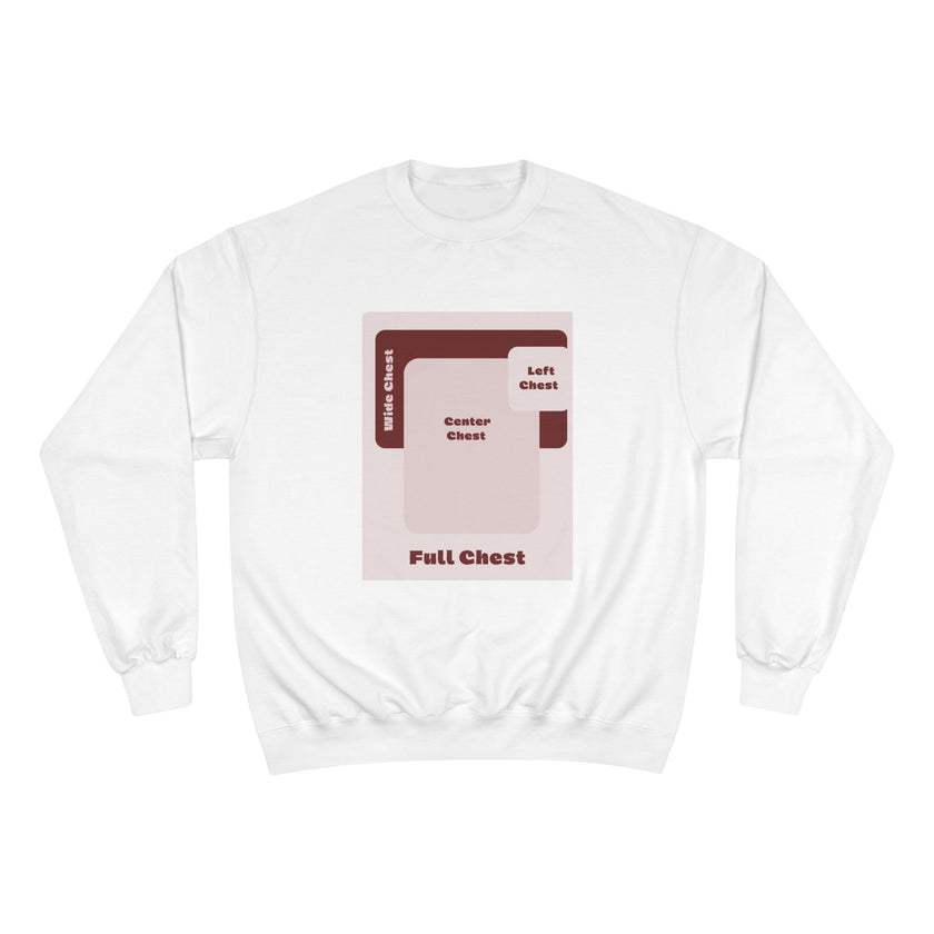 Customizable Champion S600 Crewneck Sweatshirt DTG Print