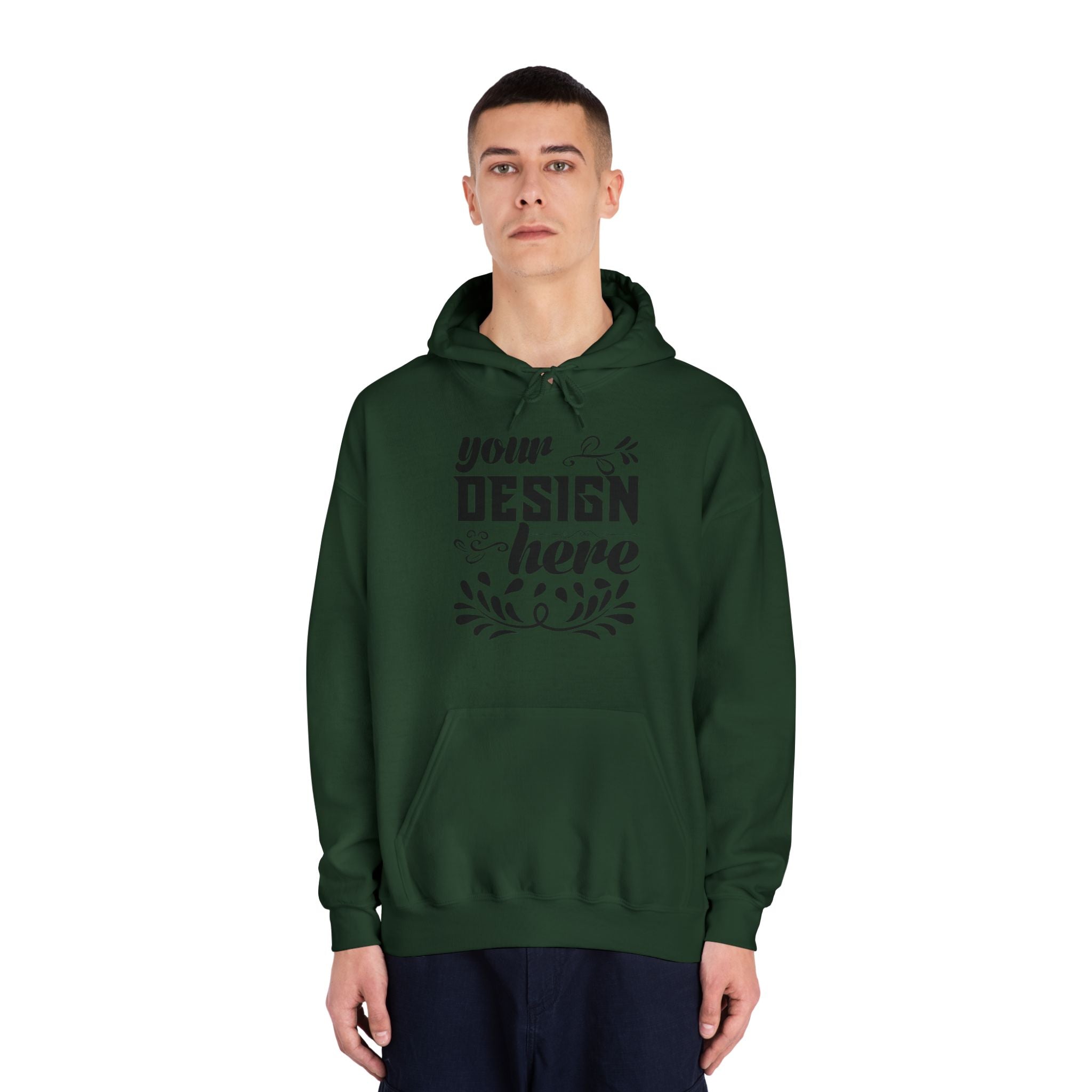 Customizable Gildan 12500 Unisex DryBlend Hooded Sweatshirt