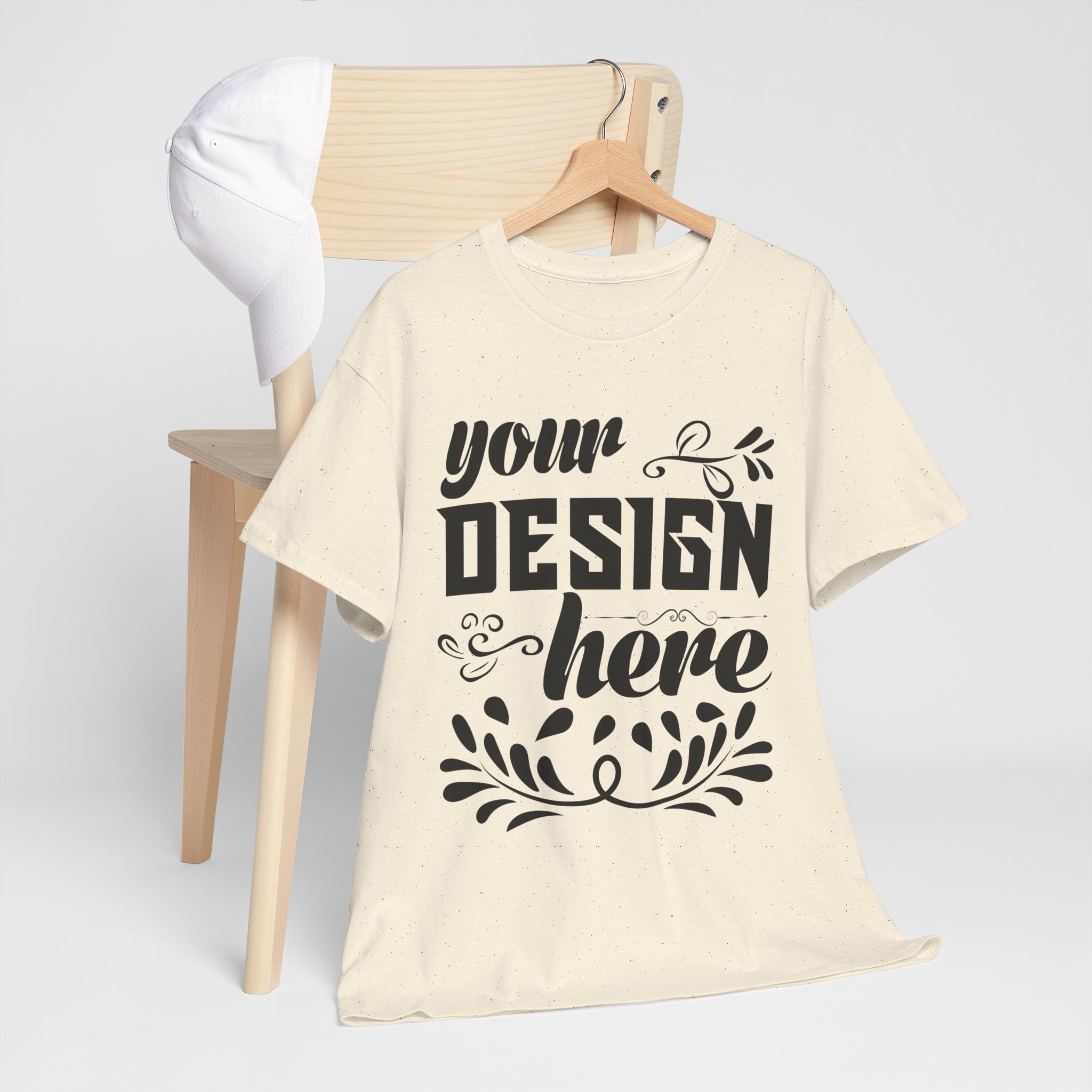 Customizable Gildan 5000 Unisex Heavy Cotton T-Shirt Classic Fit