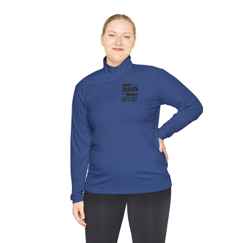 Customizable Sport Tek ST357 Unisex Lightweight Polyester Quarter Zip Pullover