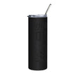 Customizable 20oz Stainless Steel Tumbler with Lid and Straw Gift Set