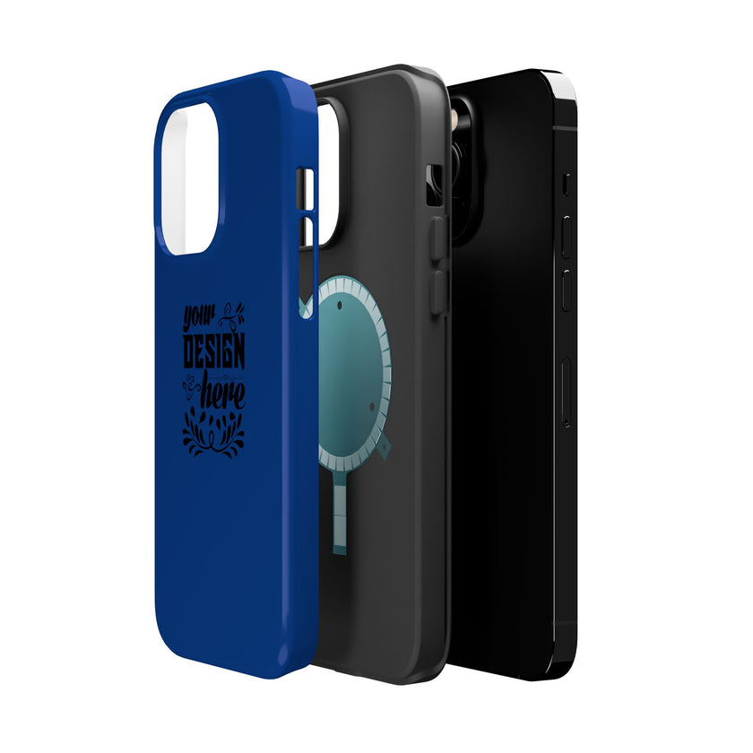 Customizable Magnetic Impact Resistant Phone Case Dual Layer Full Wrap