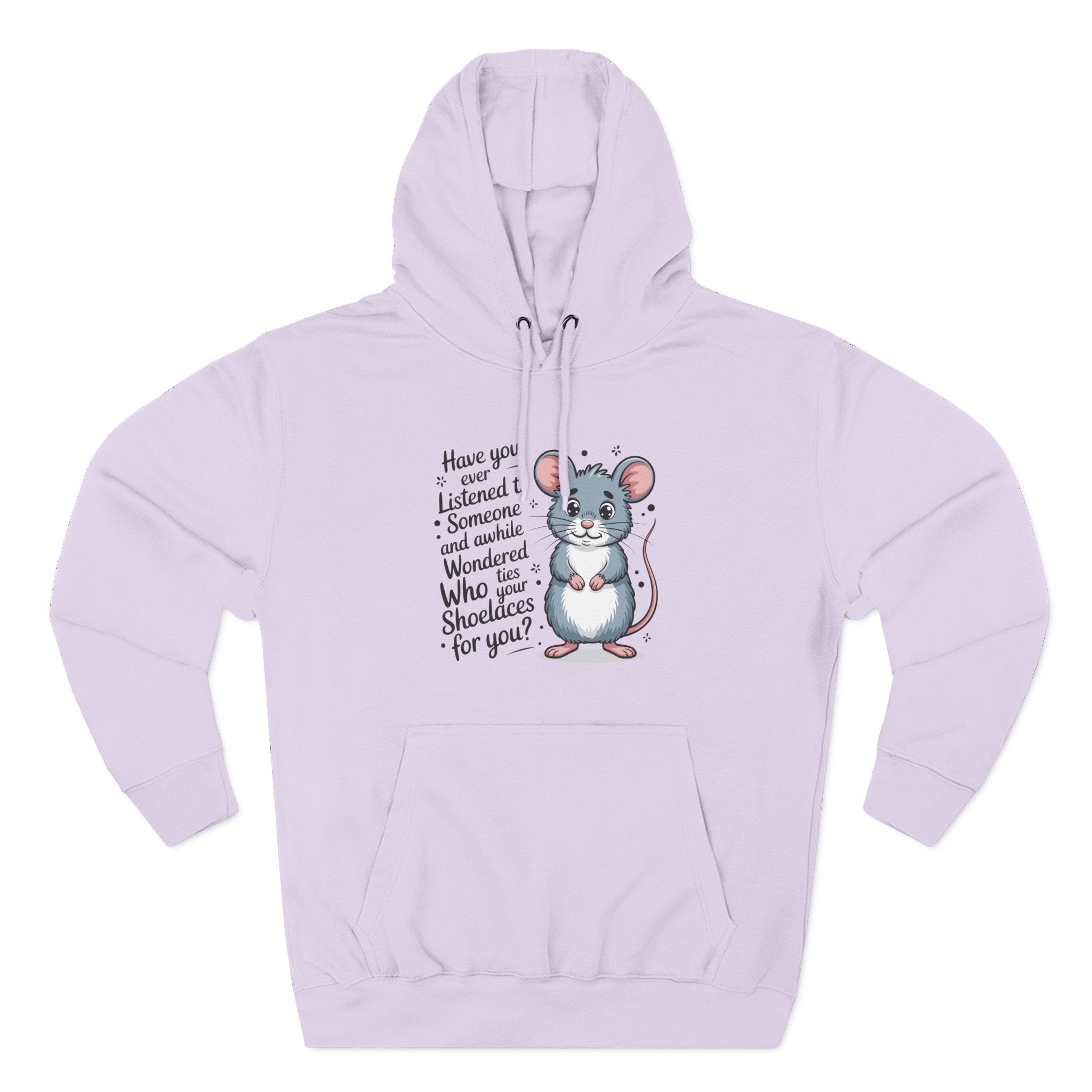 Lane Seven LS14001 Fleece Hoodie | Mouse Graphic Print