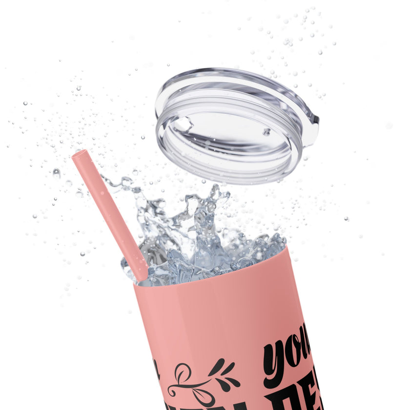 Customizable Maars 20oz Skinny Tumbler with Straw Stainless Steel