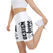 Customizable Womens Workout Shorts All Over Print Medium Heavy