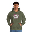 Gildan 18500 Unisex  Hooded Sweatshirt | Love Never Hurts Graphic Print