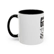 Customizable Accent Coffee Mug 11oz and 15oz Colored Interior Handle