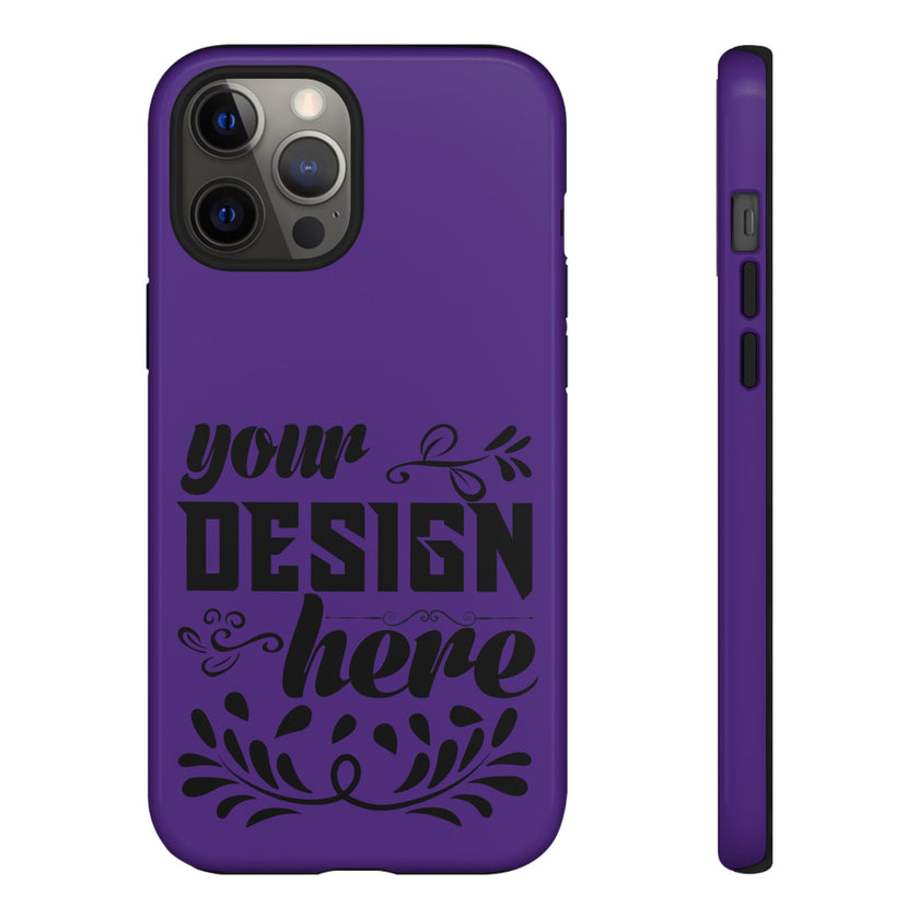 Customizable Tough Dual Layer Phone Case Polycarbonate TPU Liner Protective
