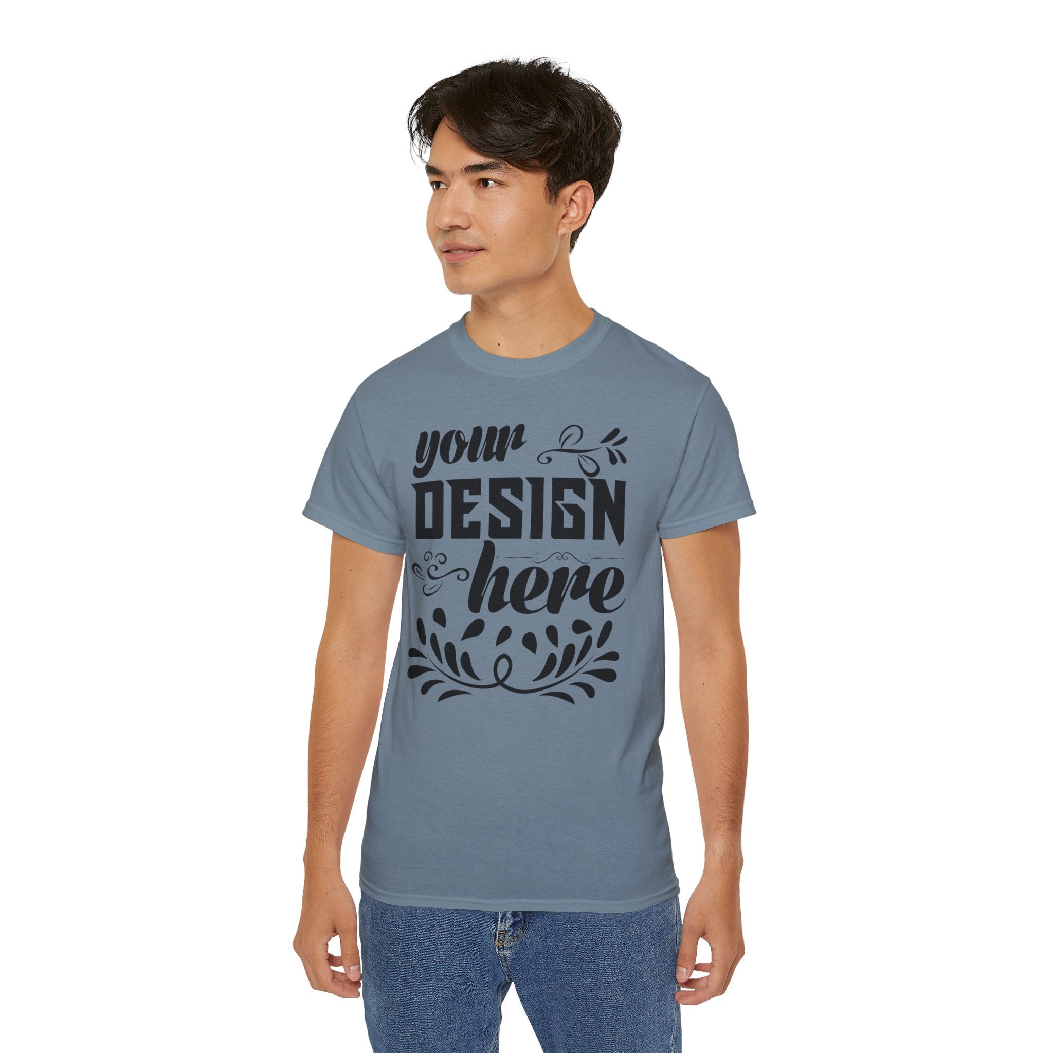 Customizable Gildan 2000 Unisex Ultra Cotton Crew Neck T-Shirt