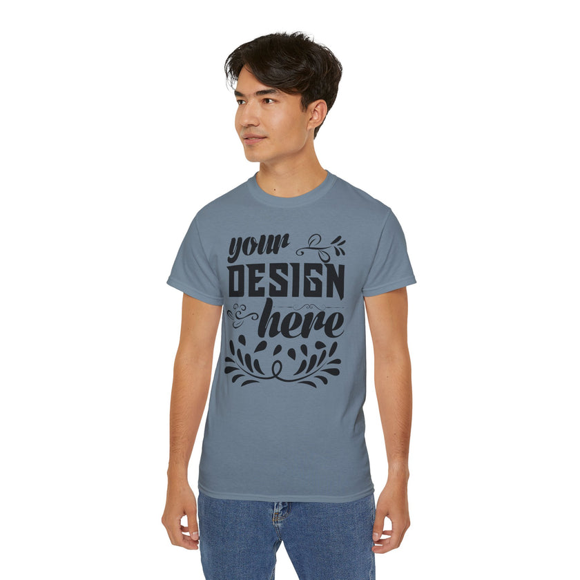 Customizable Gildan 2000 Unisex Ultra Cotton Crew Neck T-Shirt