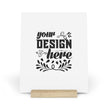 Customizable Gallery Board with Wooden Stand 1.8mm Giclée Print