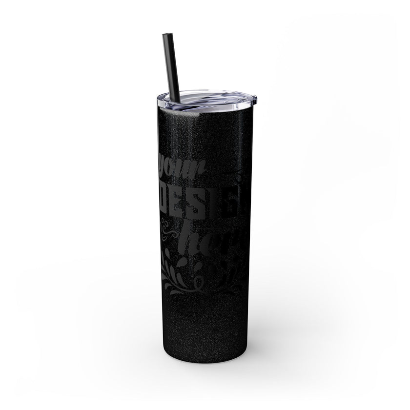 Customizable Maars 20oz Skinny Tumbler with Straw Stainless Steel