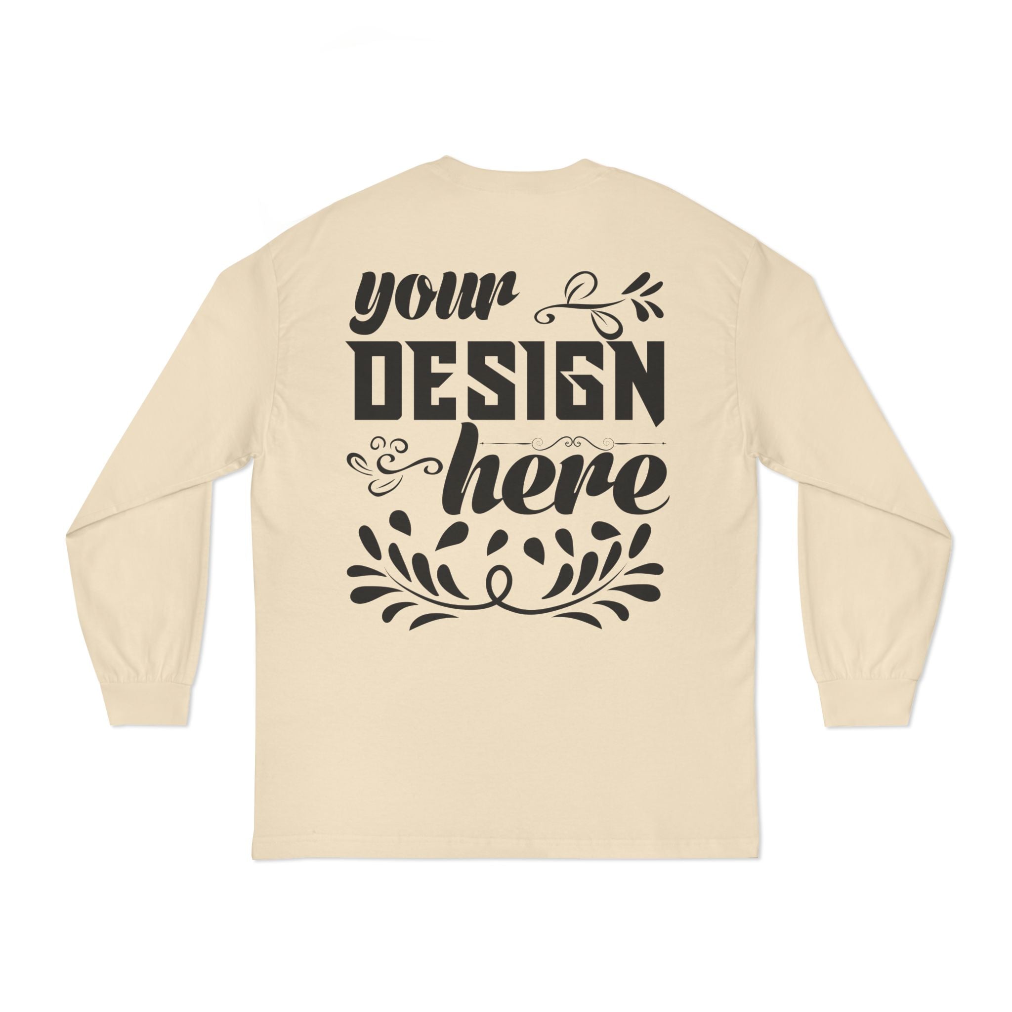 Customizable American Apparel 1304 Unisex Classic Long Sleeve T Shirt