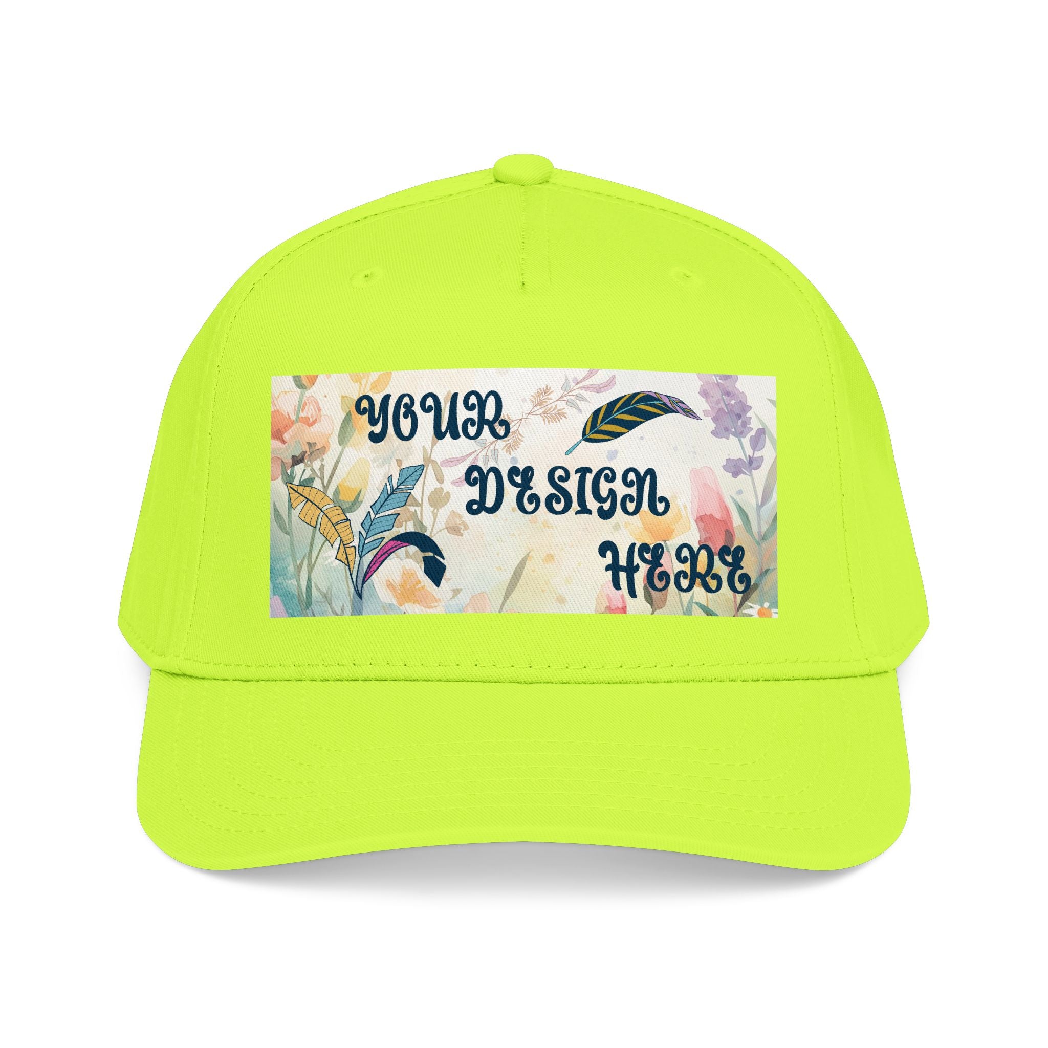 Customizable OTTO 31-069 Mid Profile 5 Panel Baseball Cap