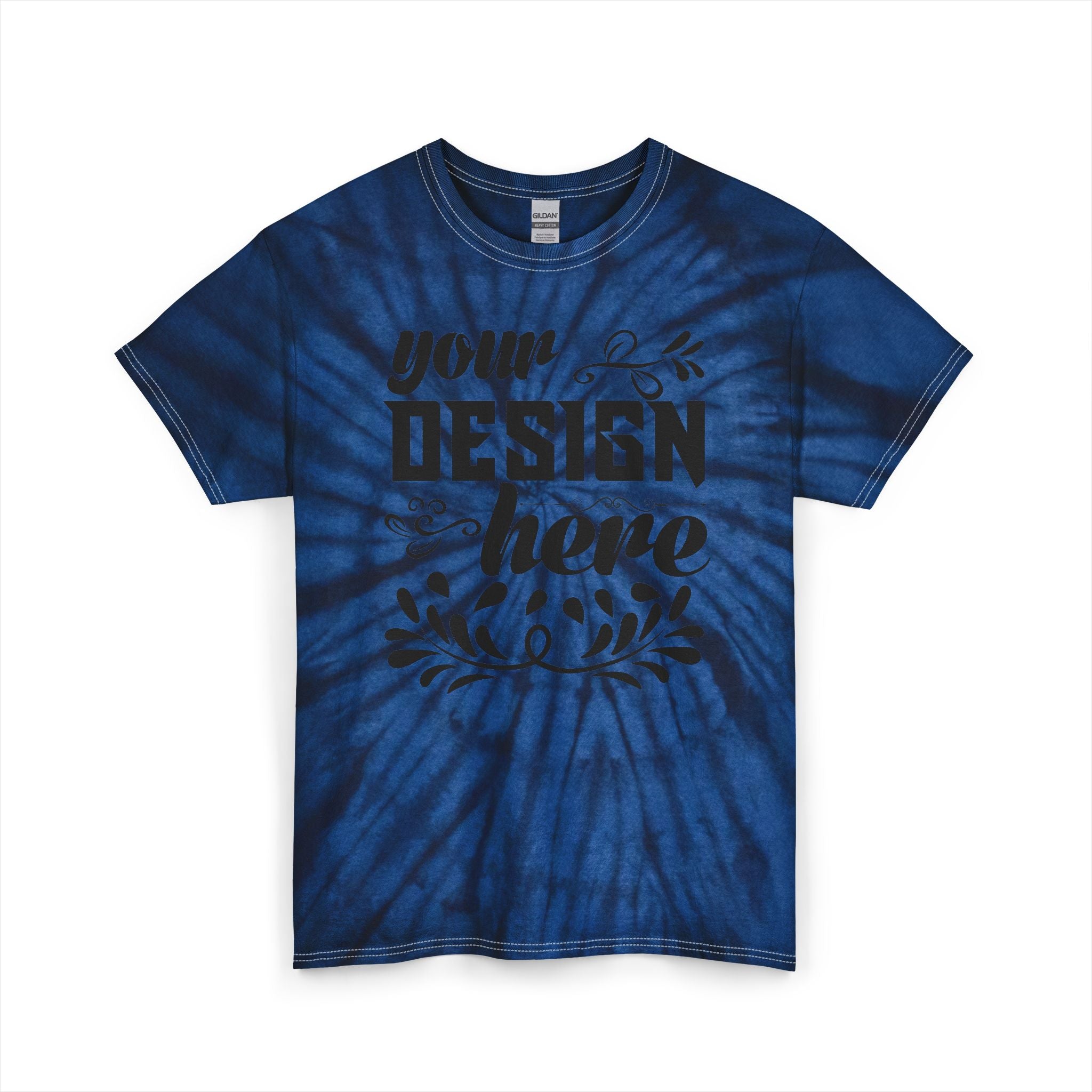 Customizable Gildan 5000 Unisex Tie Dye Cotton T-Shirt Made in US