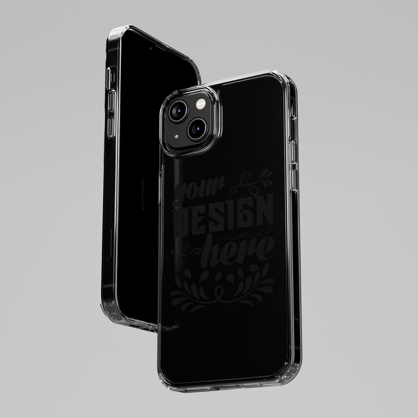 Customizable Clear Impact Resistant Phone Case With TPU Sides Wireless Ready