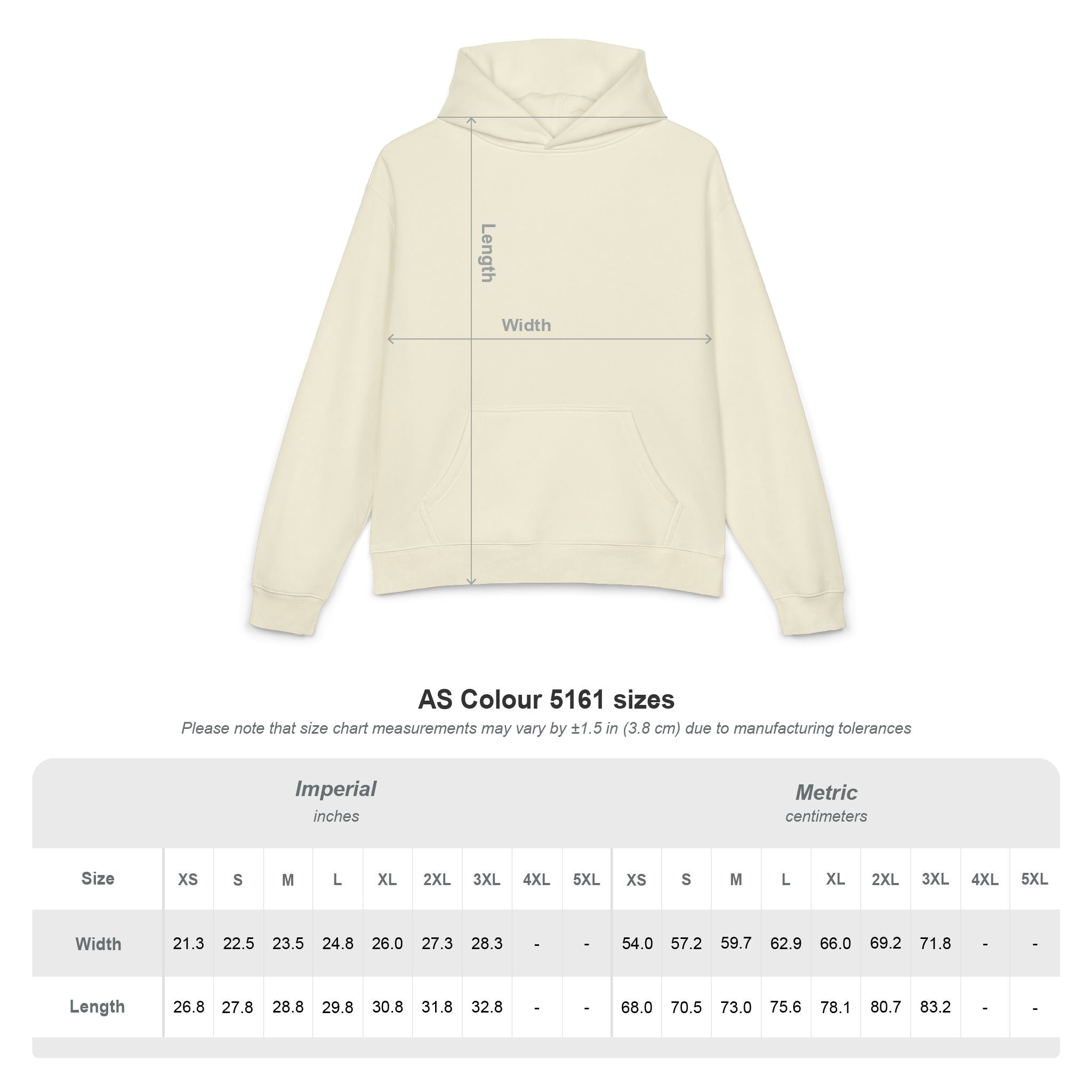 AS Colour 5161 Unisex Relaxed Hoodie | Vibe & Co Embroidery
