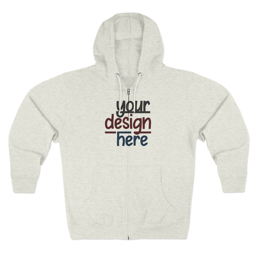 Customizable Lane Seven LS14003 Unisex Zip Hoodie