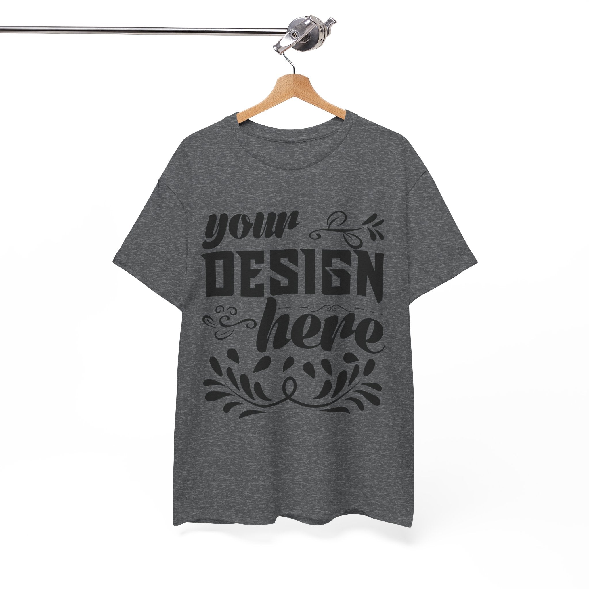 Customizable Gildan 5000 Unisex Heavy Cotton T-Shirt Classic Fit