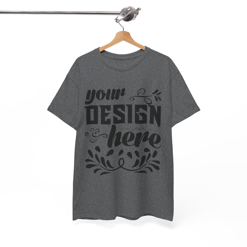 Customizable Gildan 5000 Unisex Heavy Cotton T-Shirt Classic Fit