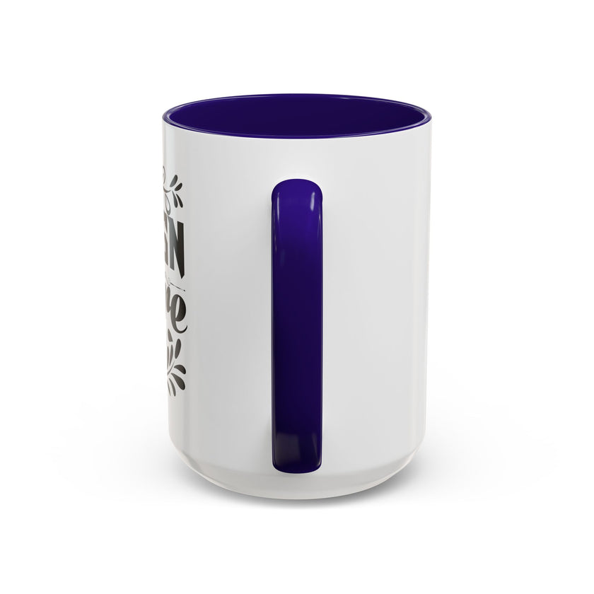 Customizable Glossy Ceramic Accent Mug 11oz and 15oz