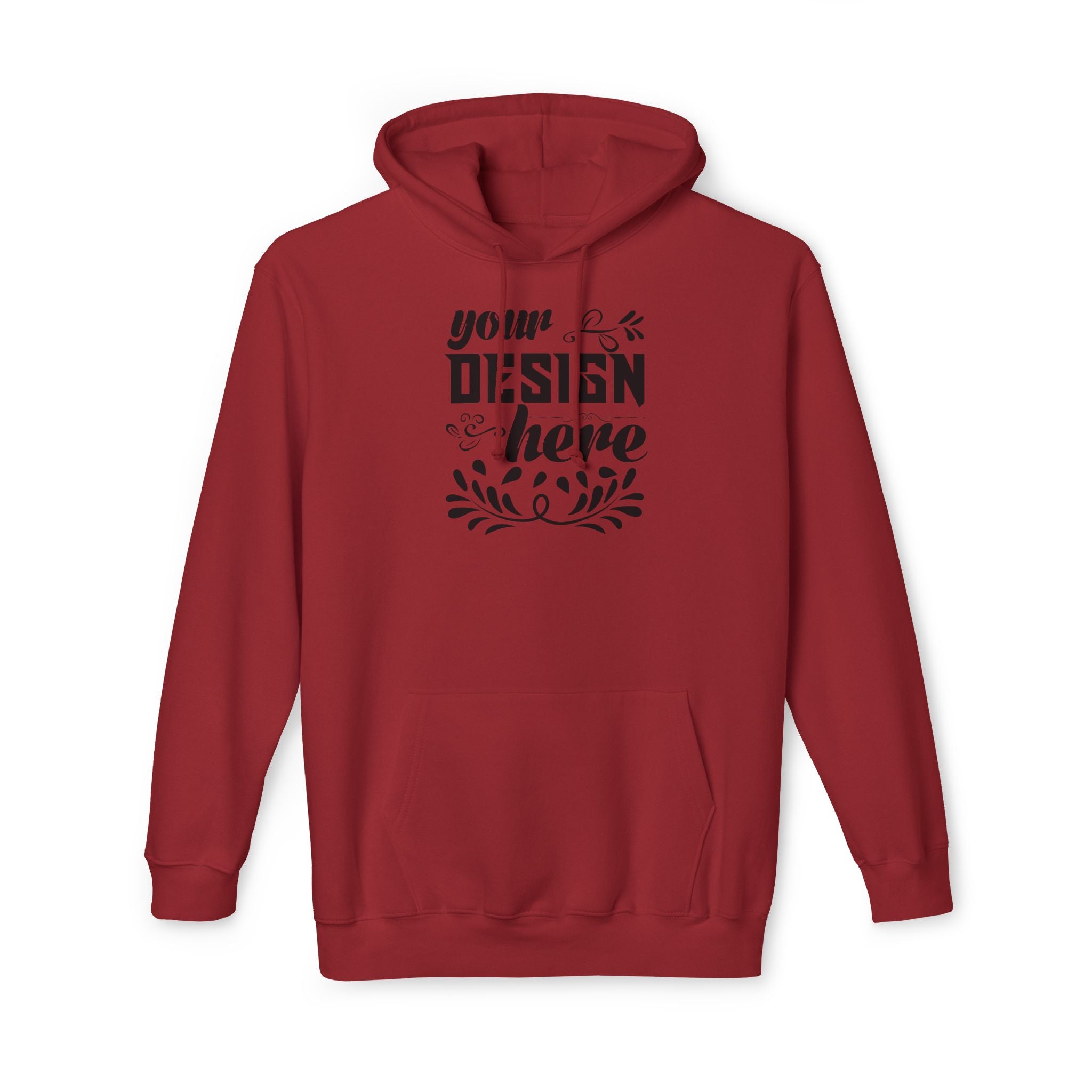 Customizable Bayside 960 Unisex Heavyweight Hooded Sweatshirt Made in US