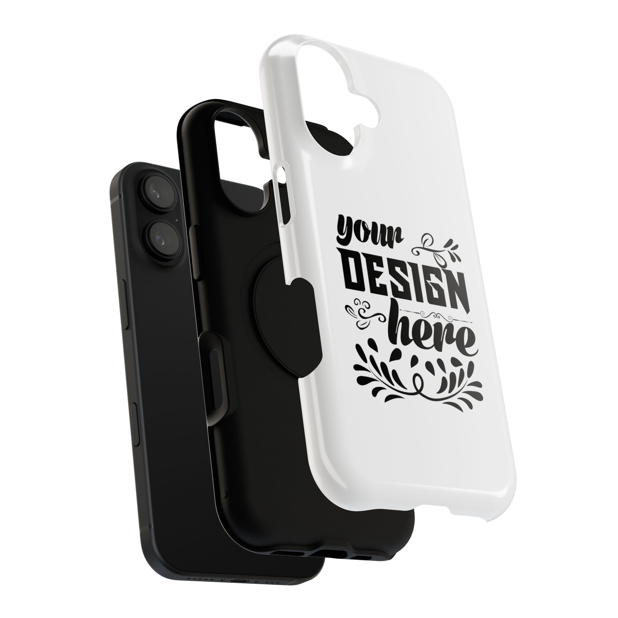 Customizable Impact Resistant Phone Case Dual Layer With Matte Or Glossy