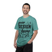 Customizable Comfort Colors 1717 Unisex Garment-Dyed T-Shirt