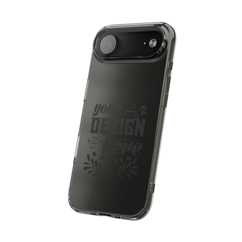 Customizable Clear Impact Resistant Phone Case With TPU Sides Wireless Ready