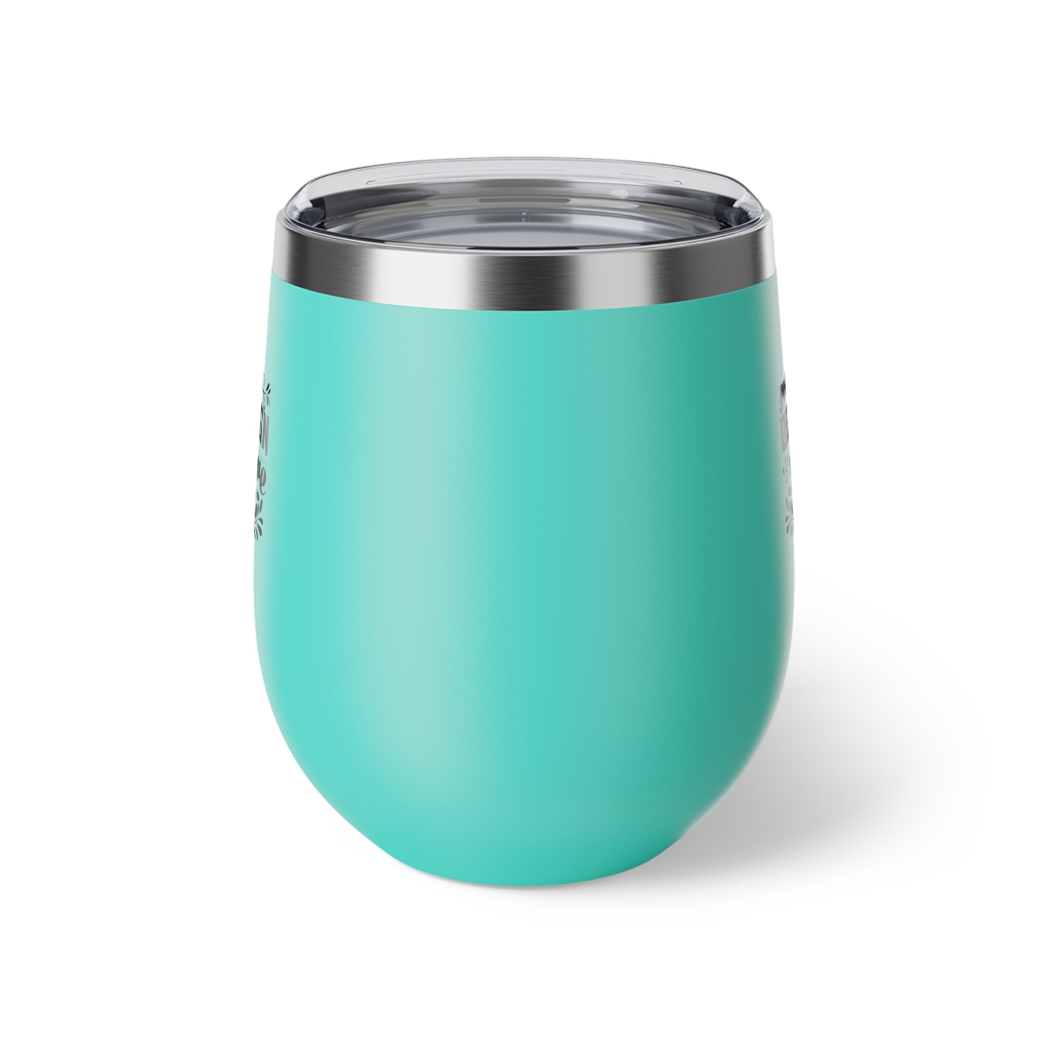 Customizable 12oz Copper Vacuum Insulated Cup with Push On Lid BPA Free