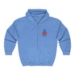 Gildan 18600 Unisex Full Zip Hoodie | Super Daddy Embroidery