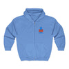 Gildan 18600 Unisex Full Zip Hoodie | Super Daddy Embroidery