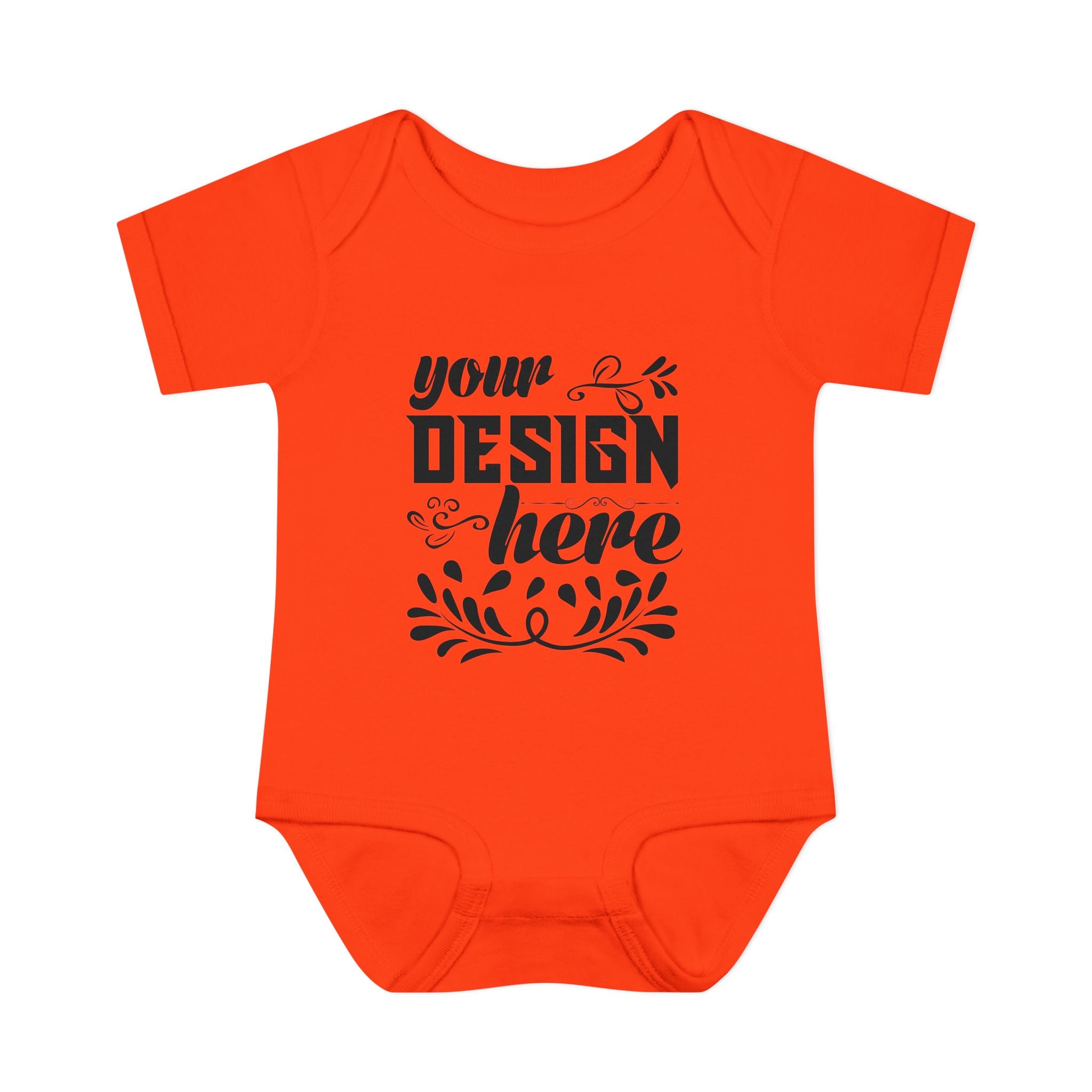 Customizable Infant Baby Rib Bodysuit Rabbit Skins 4400 Unisex