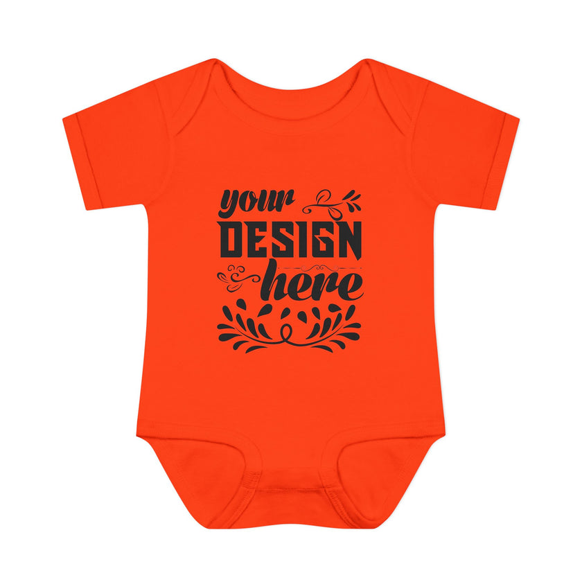 Customizable Infant Baby Rib Bodysuit Rabbit Skins 4400 Unisex