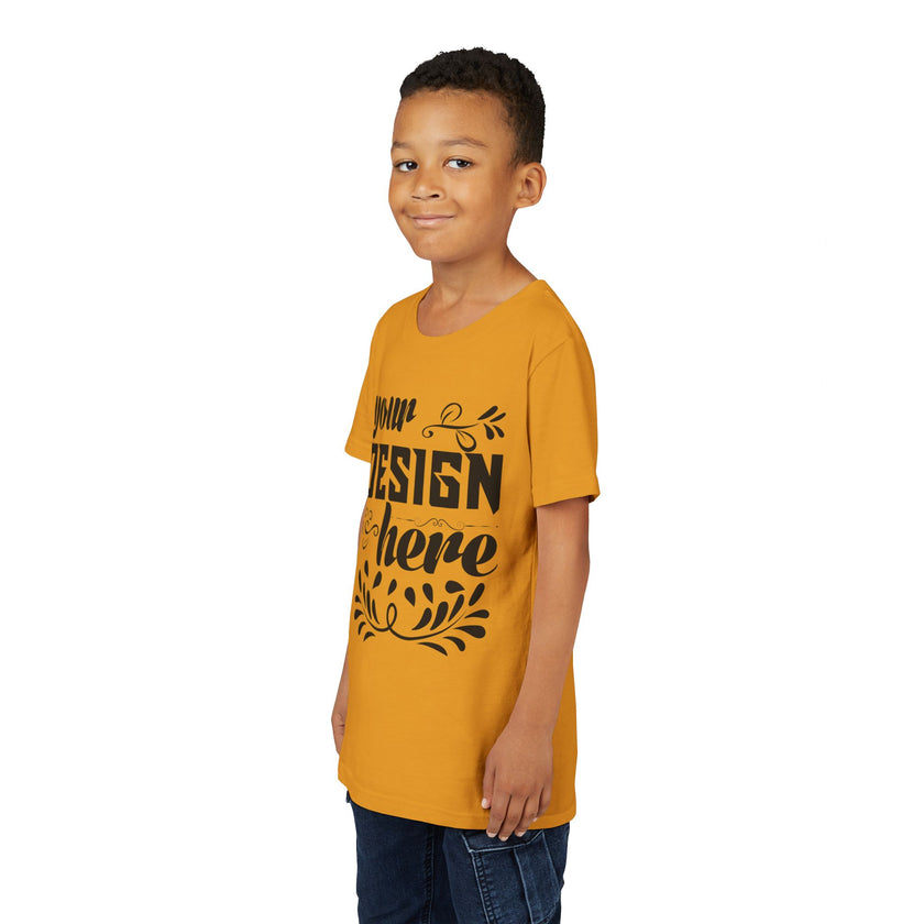 Customizable Bella+Canvas 3001Y Youth Short Sleeve T-Shirt Premium Fit