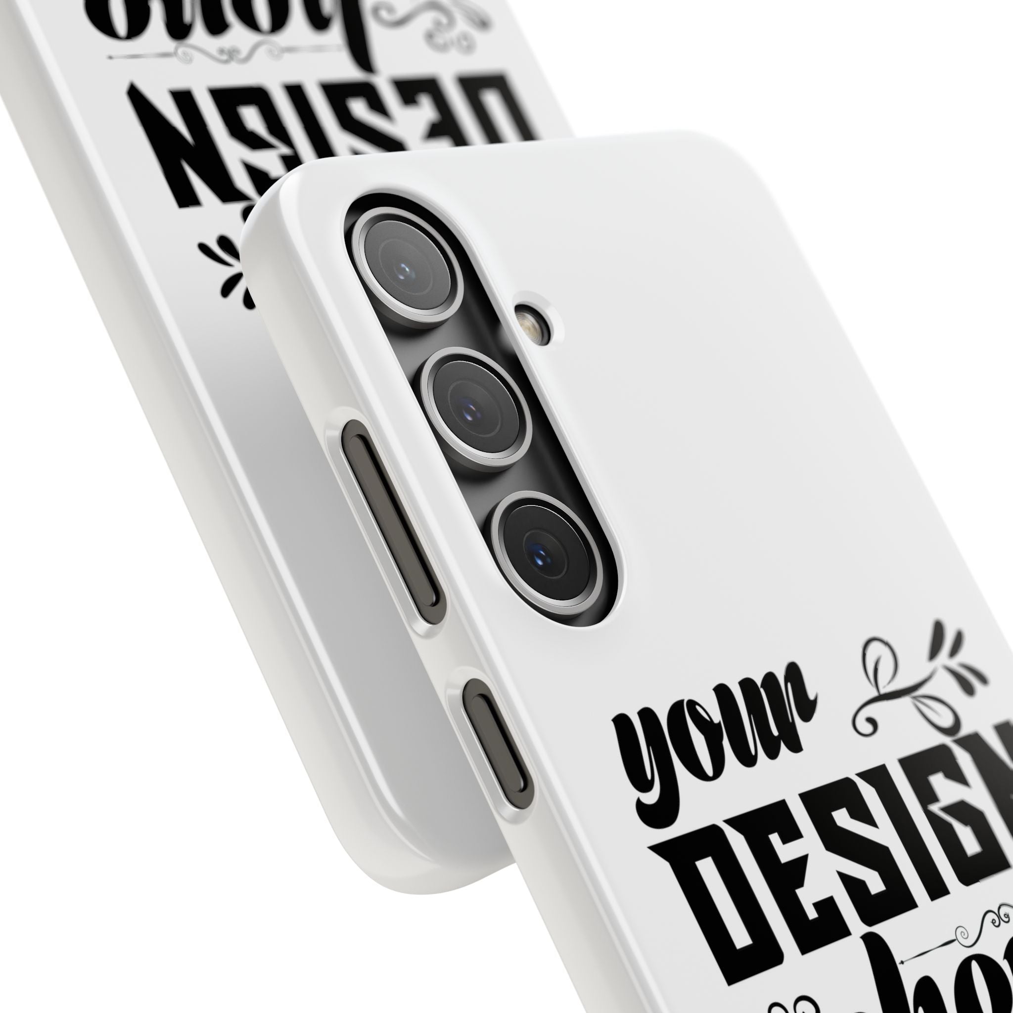Customizable Snap Phone Case Slim Lightweight Polycarbonate Gloss Or Matte