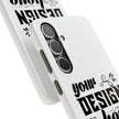 Customizable Snap Phone Case Slim Lightweight Polycarbonate Gloss Or Matte