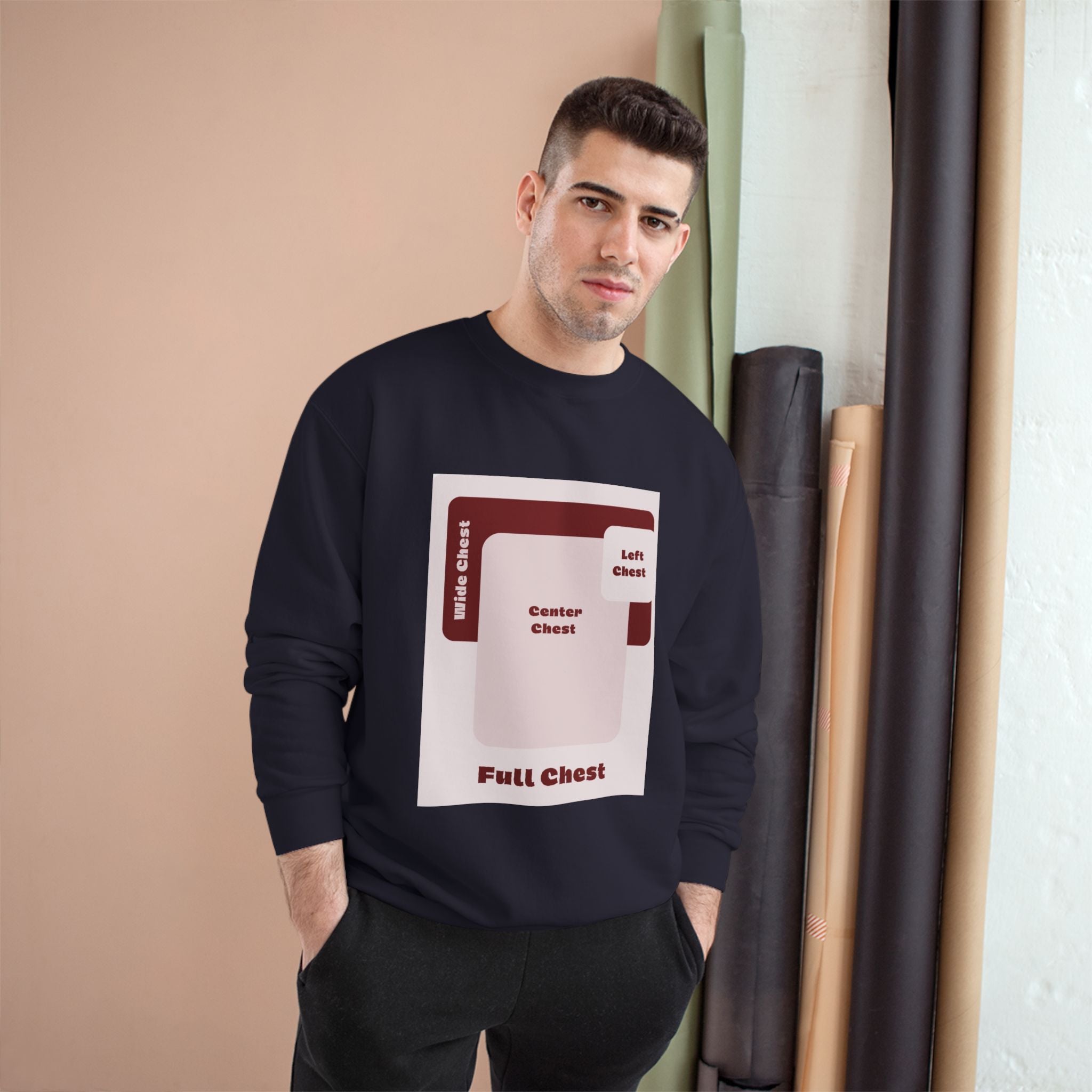 Customizable Champion S600 Crewneck Sweatshirt DTG Print