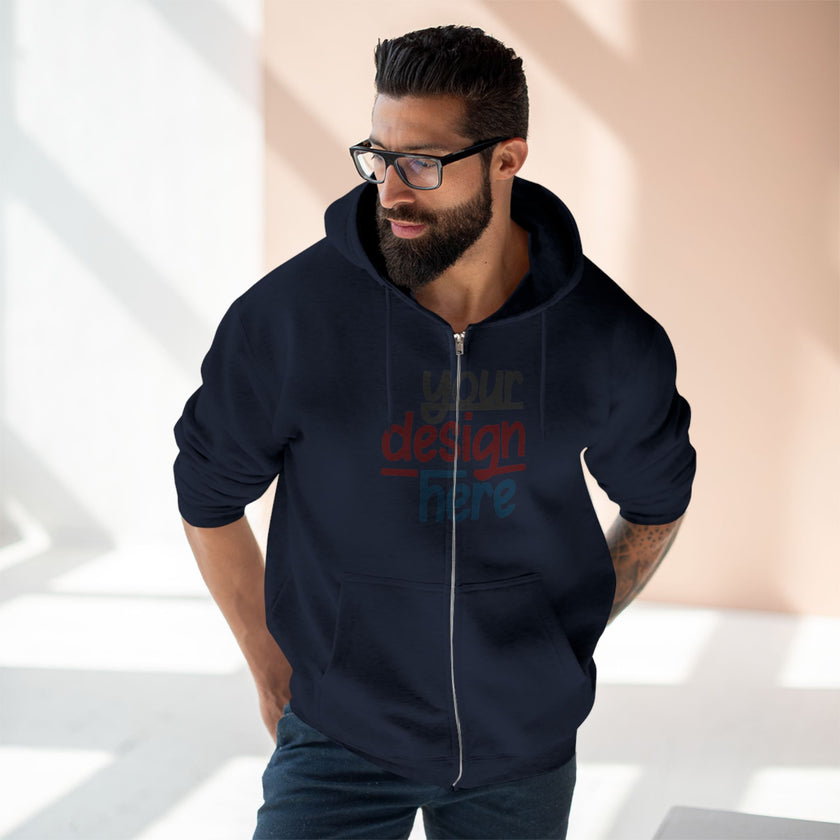 Customizable Lane Seven LS14003 Unisex Zip Hoodie