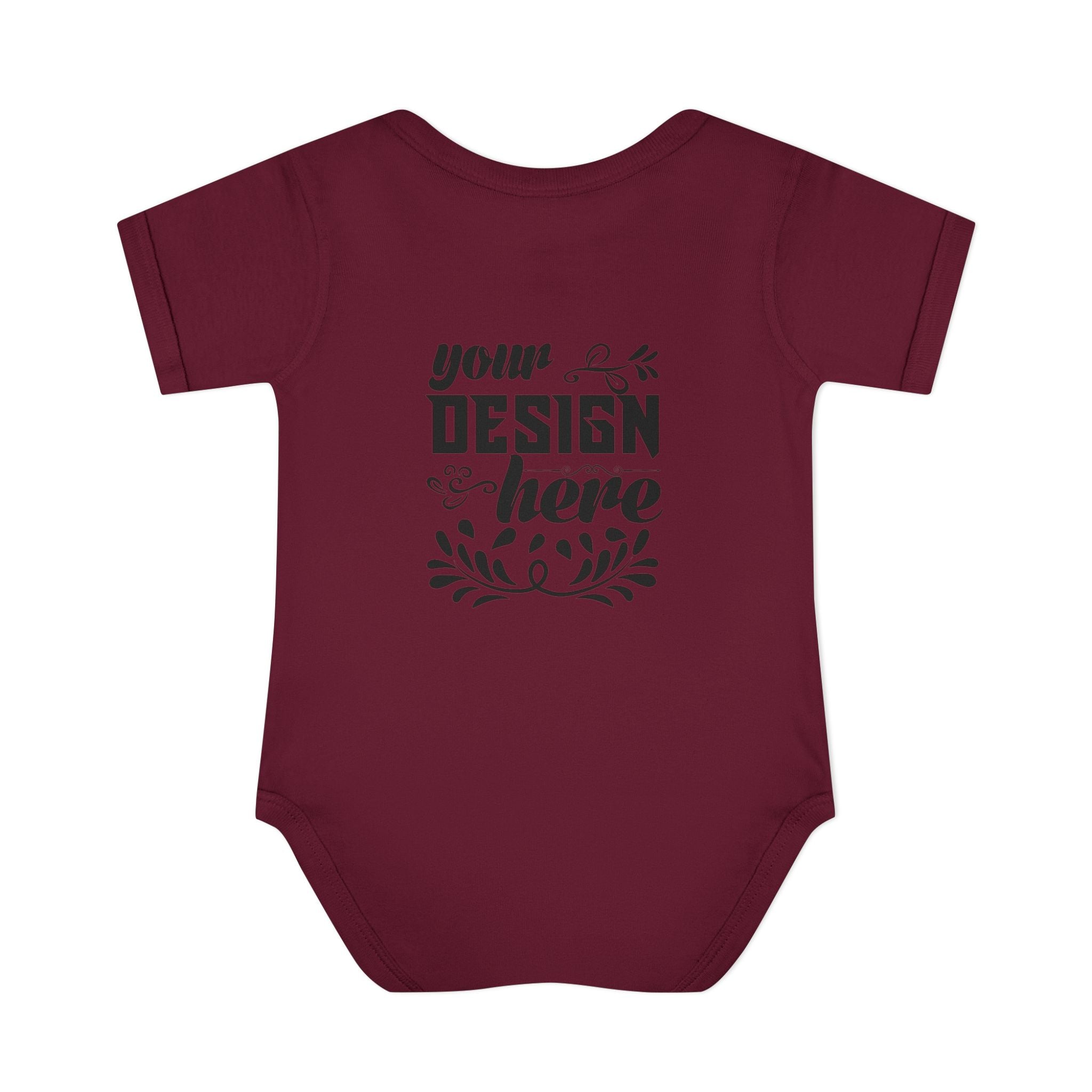 Customizable Infant Baby Rib Bodysuit Rabbit Skins 4400 Unisex
