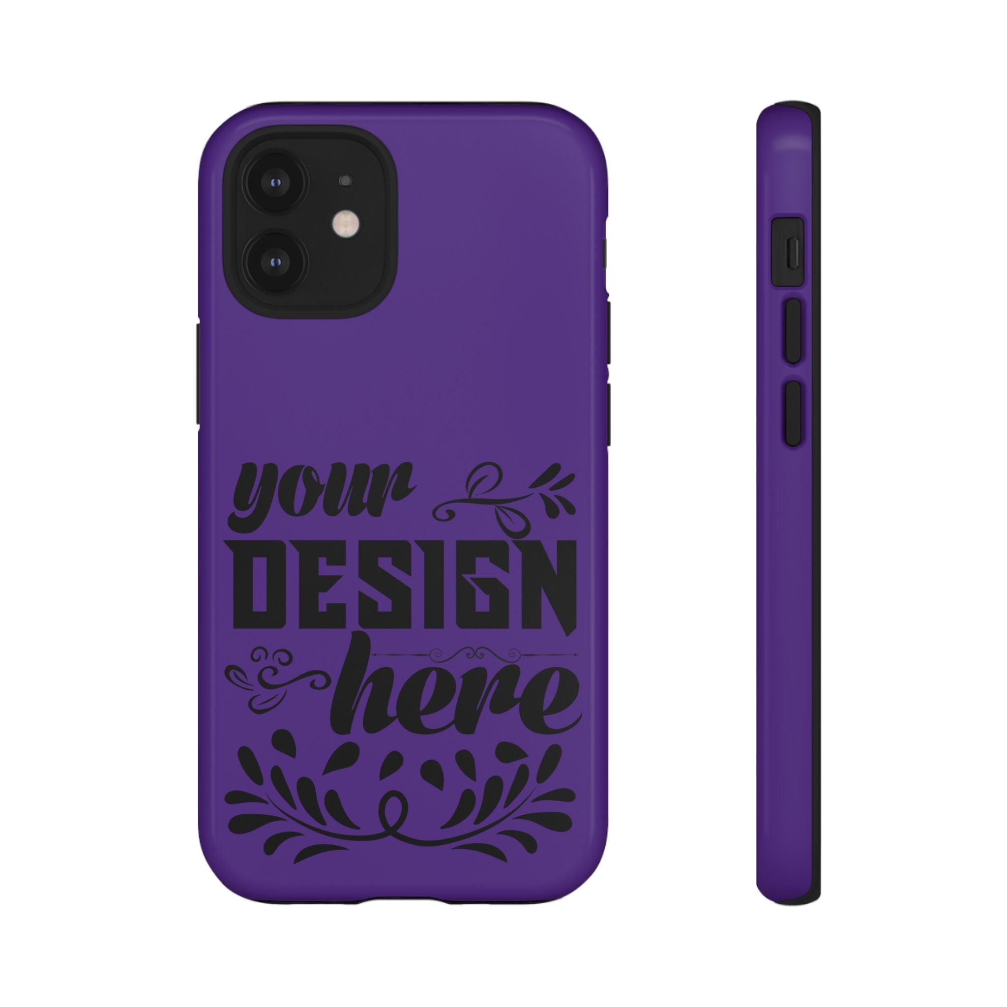 Customizable Tough Dual Layer Phone Case Polycarbonate TPU Liner Protective