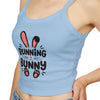 Bella+Canvas 1012 Spaghetti Strap Tank Top Running Bunny Graphic Print