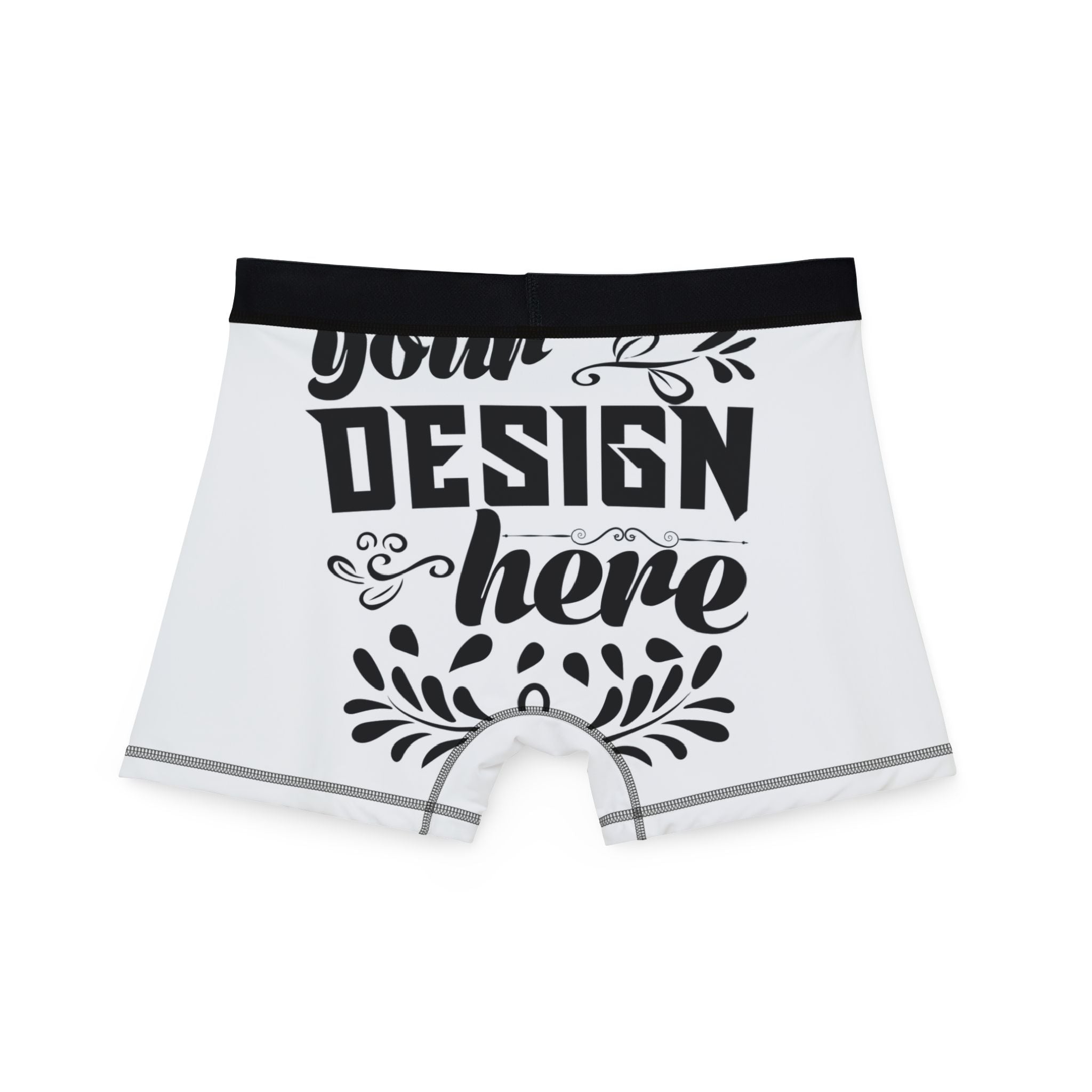 Customizable Mens Boxers All Over Print Stretch Polyester Blend