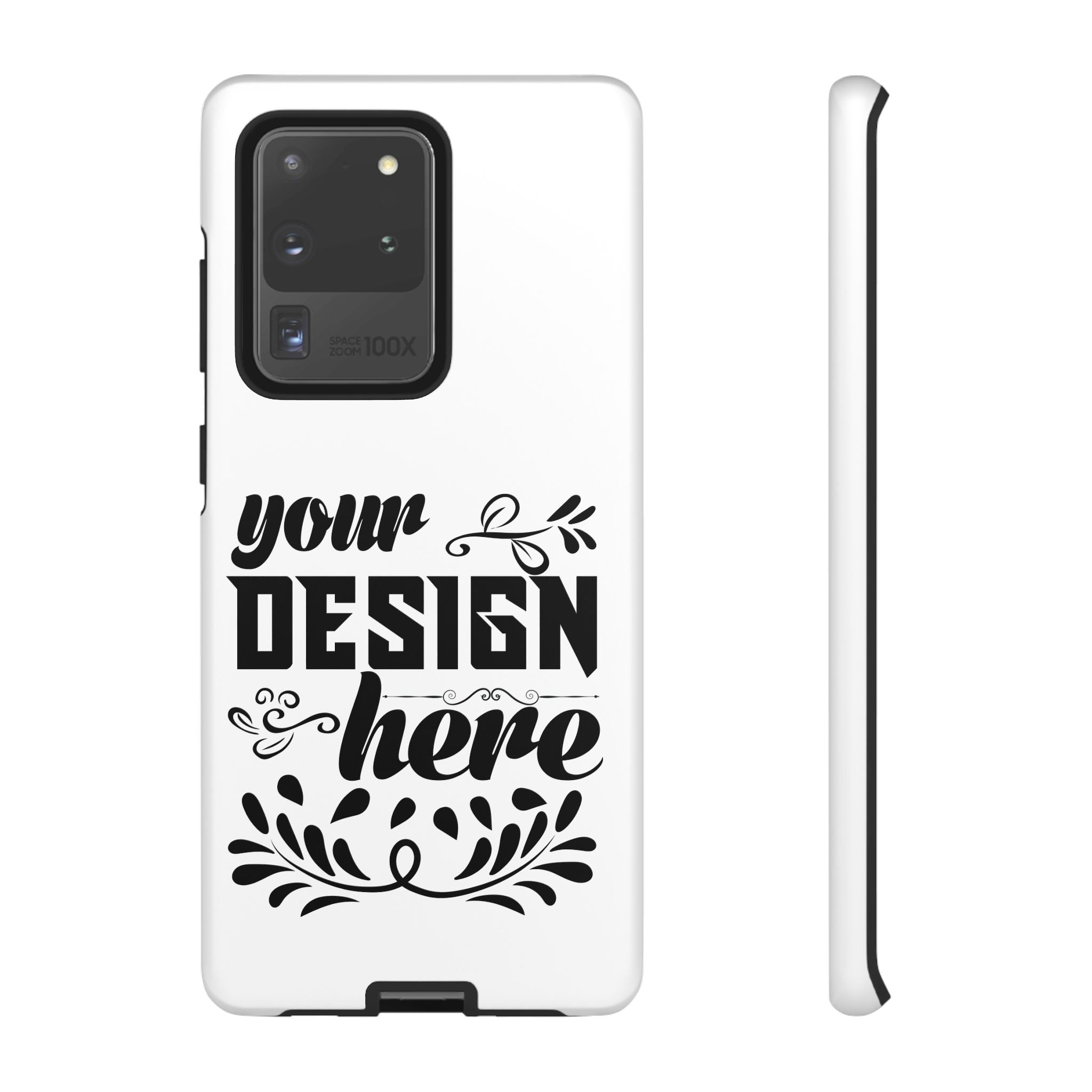 Customizable Tough Dual Layer Phone Case Polycarbonate TPU Liner Protective