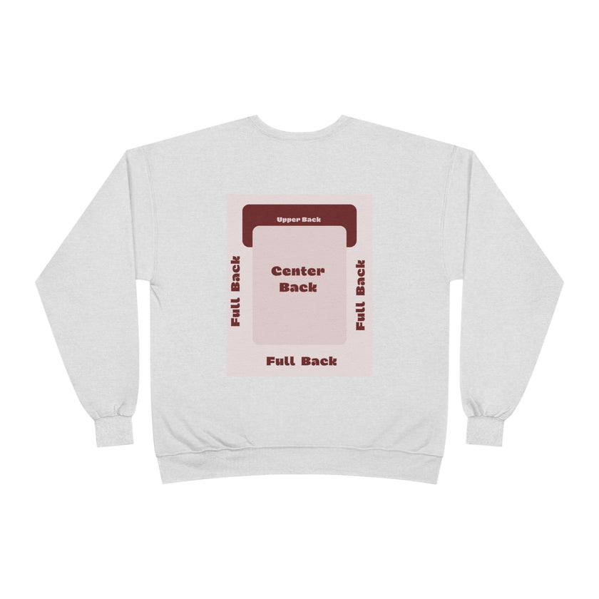 Customizable Unisex Hanes P160 EcoSmart Crewneck Sweatshirt Custom Print