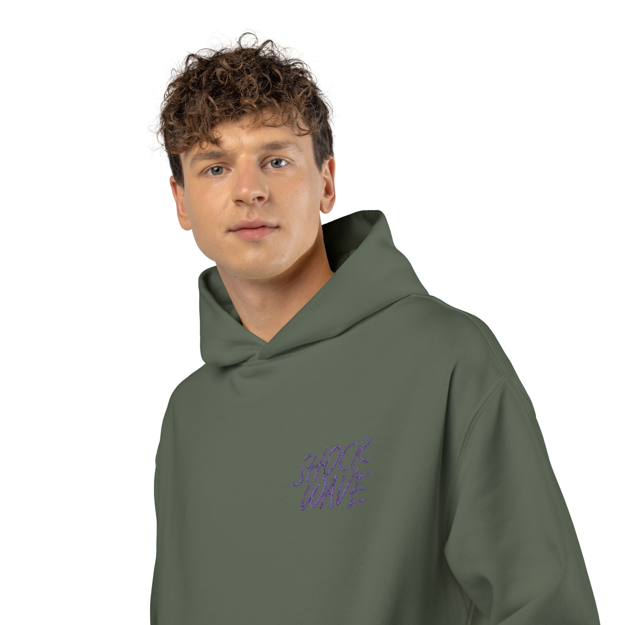 AS Colour 5161 Unisex Relaxed Hoodie | Shock Wave Embroidery