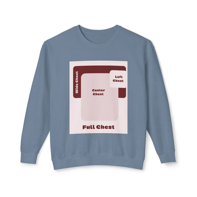 Customizable Comfort Colors 1466 Unisex Lightweight Crewneck DTG Design