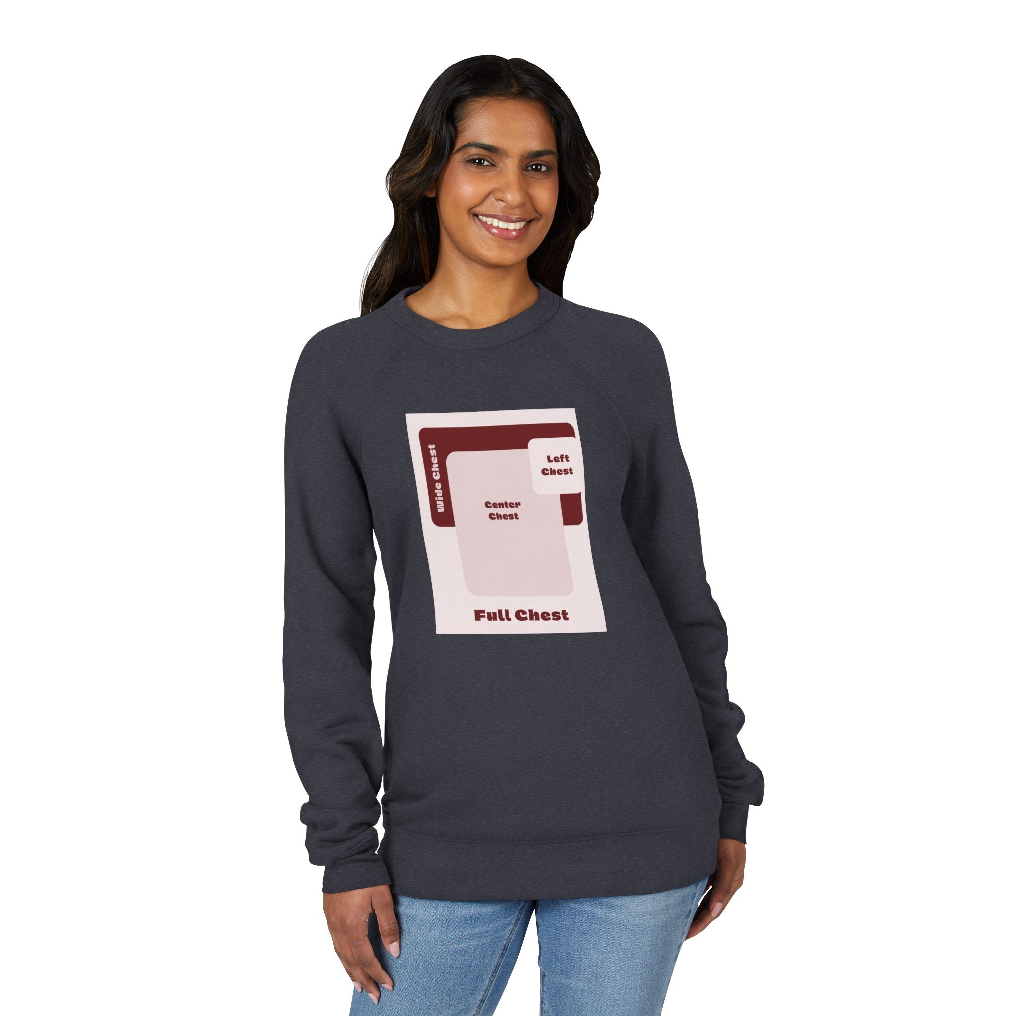 Customizable Bella+Canvas 3901 Unisex Fleece Raglan Sweatshirt