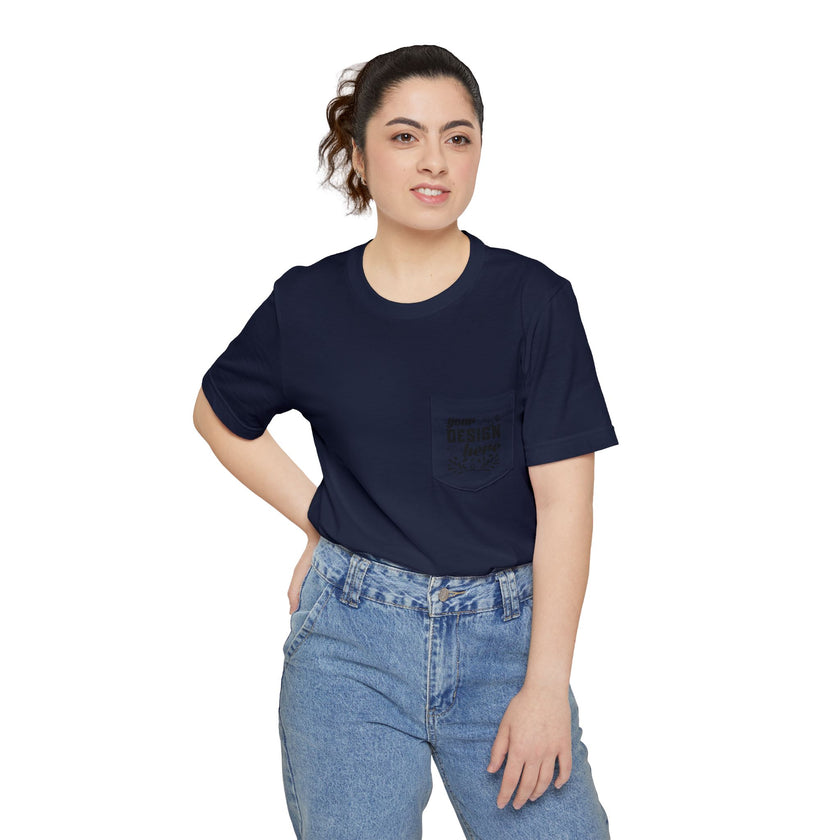 Customizable Bella+Canvas 3021 Unisex Pocket T-Shirt Retail Fit