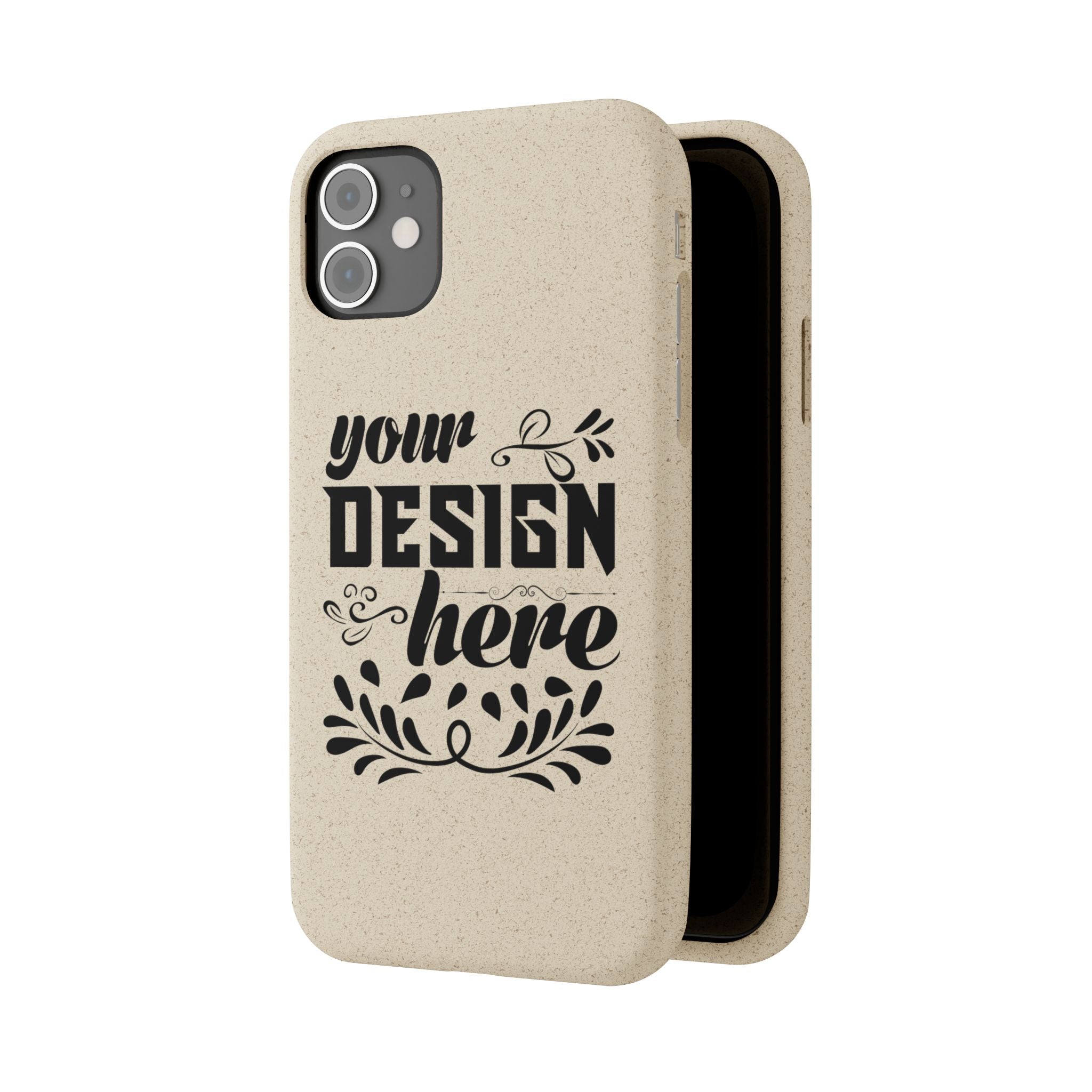 Customizable Biodegradable Phone Case Matte Finish Wireless Charging